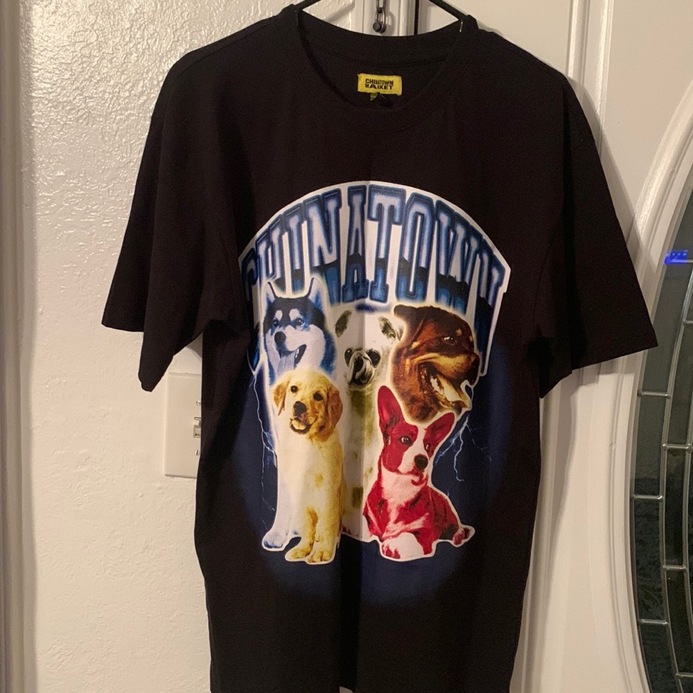 Chinatown Market Dawg Lightning t shirt size medium